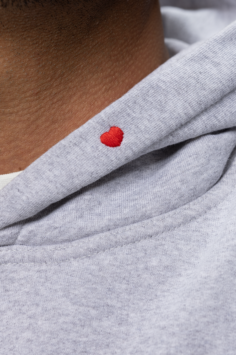 SLATE HOODIE GREY MELANGE