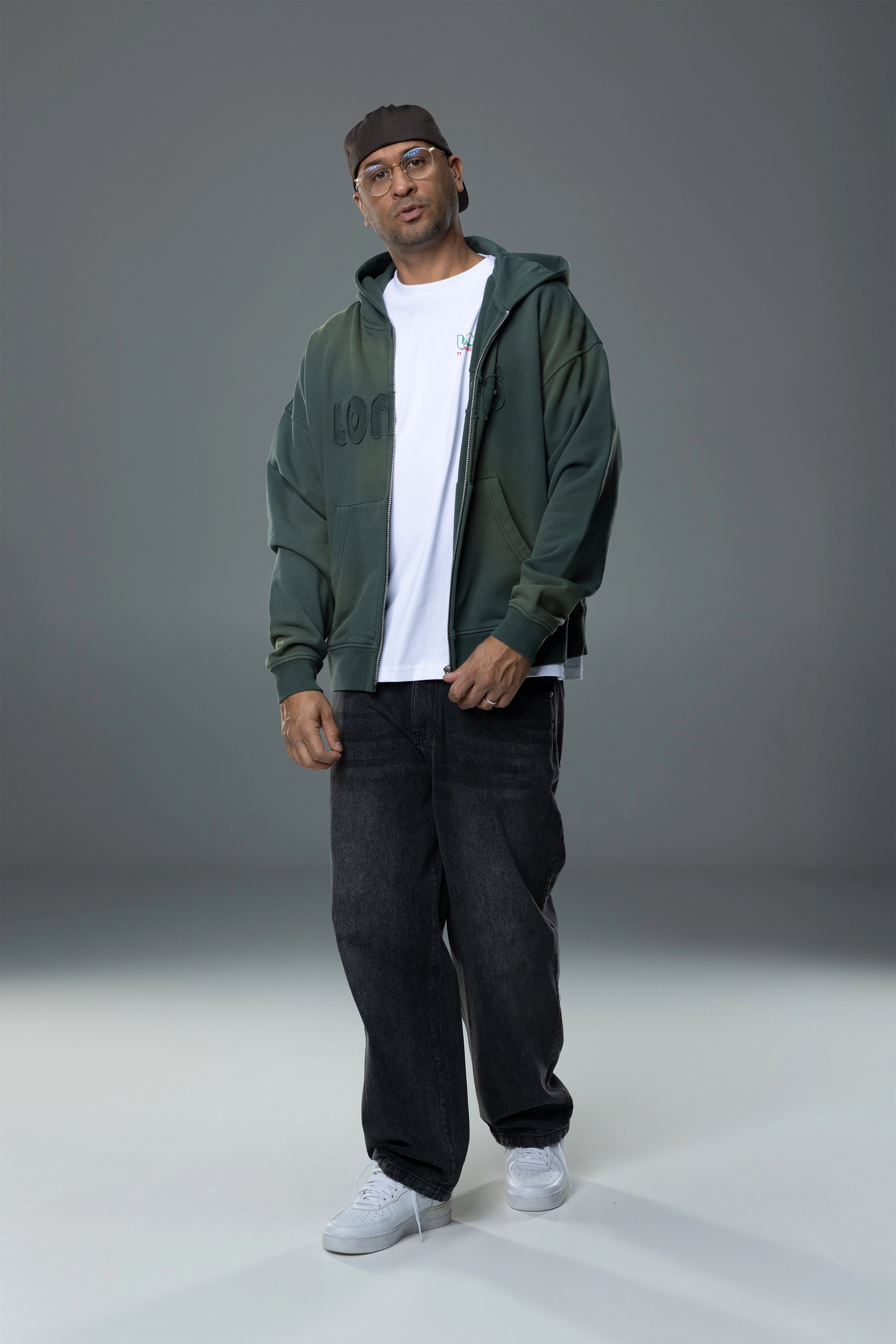 FOREST FADE ZIPPER
