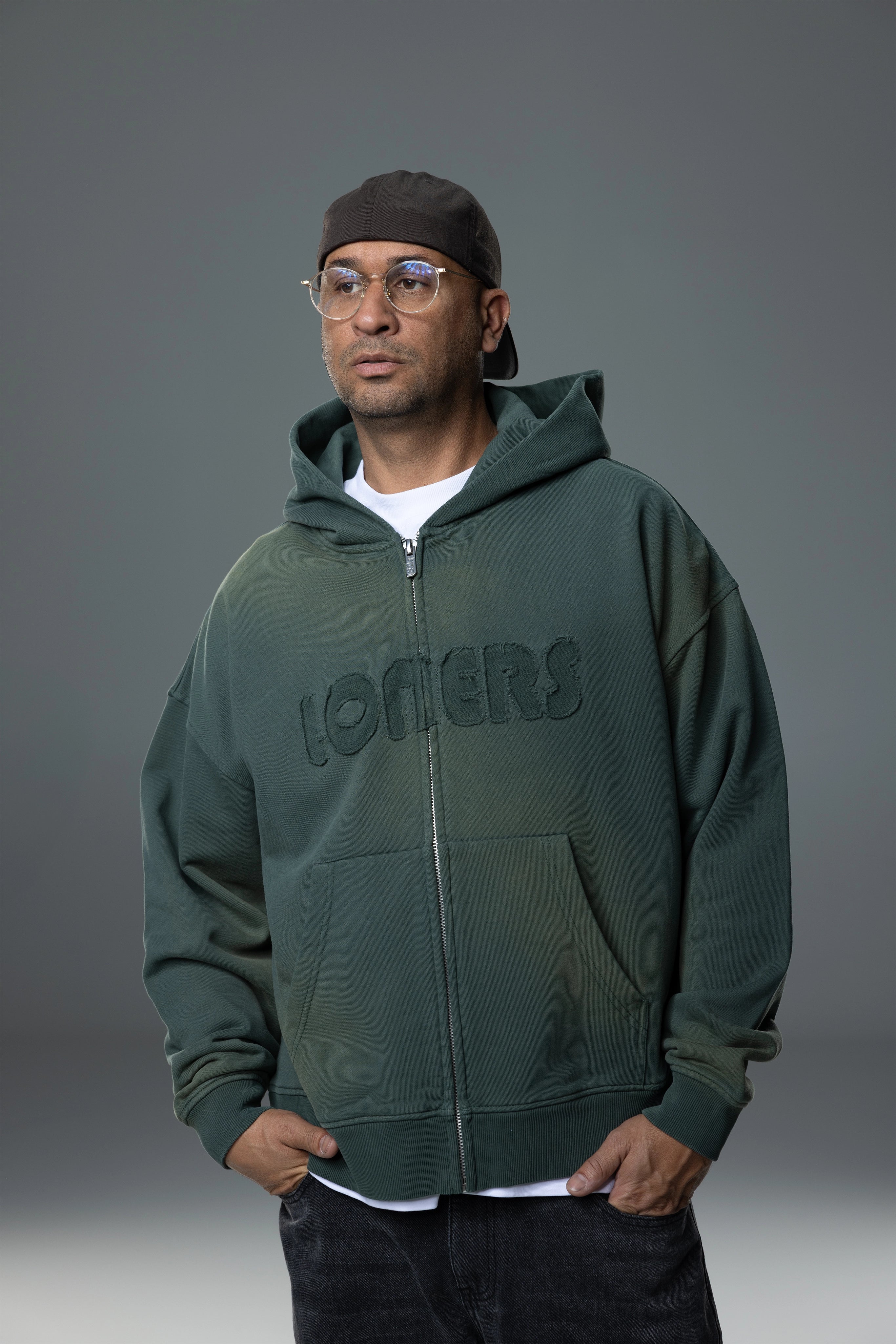 FOREST FADE ZIPPER