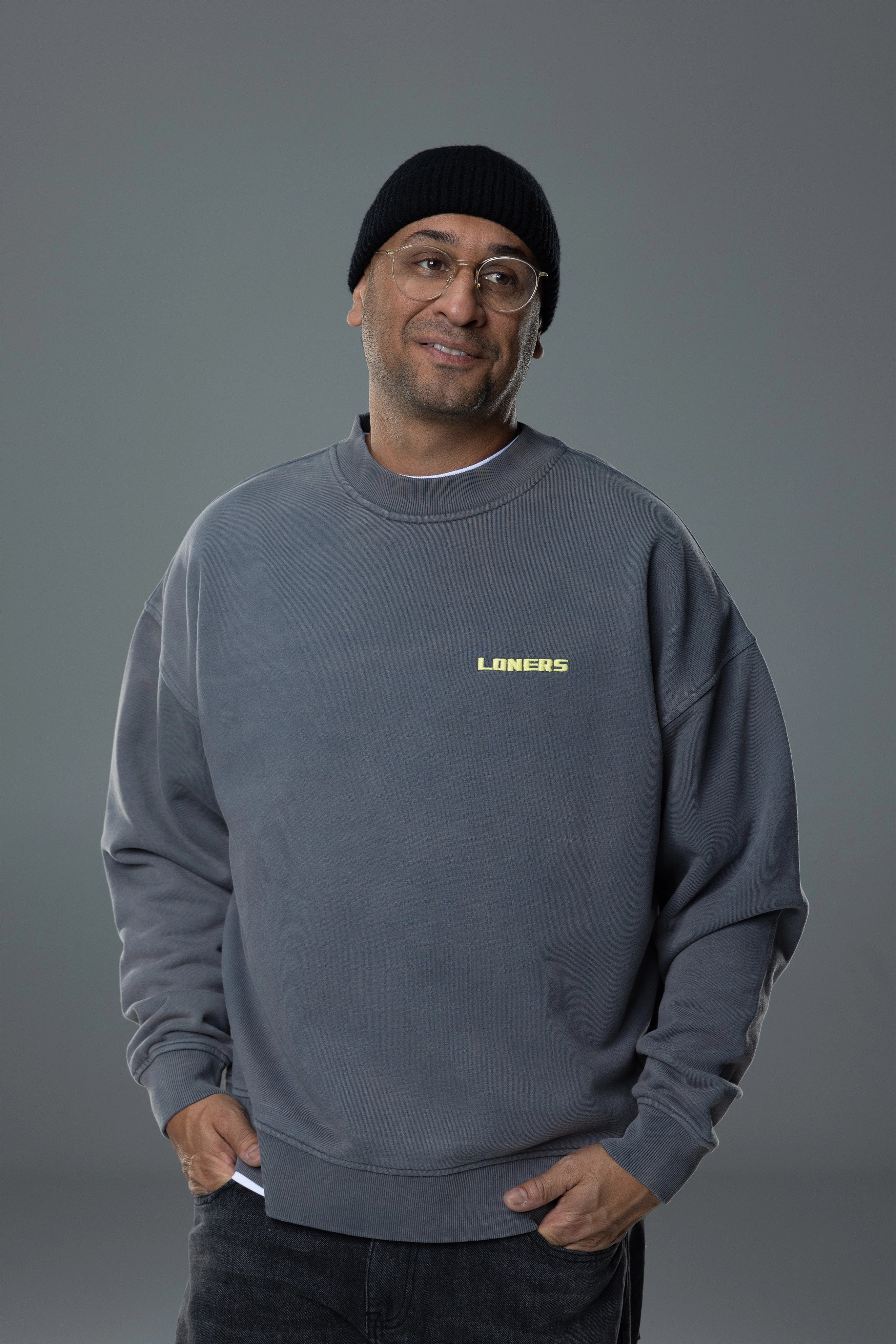 CITRUS GREY SWEATER